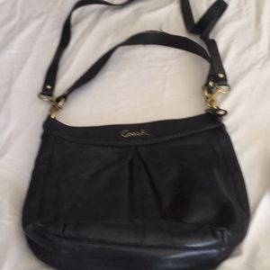 Coach purse black leather